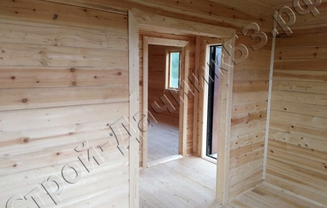 3 Брусовой дом ОД-5 6×8, 48 м², Тверская область, Деревня Красный Холм (7)